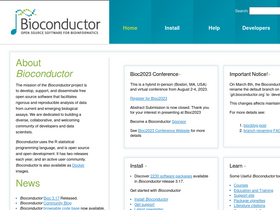 'bioconductor.org' screenshot