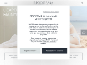 'bioderma.fr' screenshot
