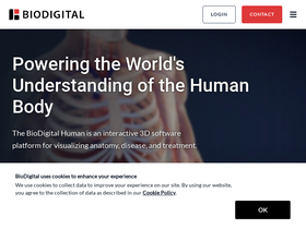 'biodigital.com' screenshot