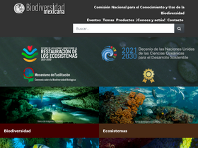'biodiversidad.gob.mx' screenshot