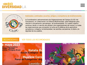 'biodiversidadla.org' screenshot