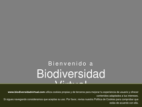 'biodiversidadvirtual.org' screenshot