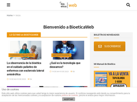 'bioeticaweb.com' screenshot