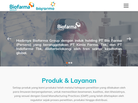 'biofarma.co.id' screenshot