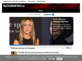 'biografias.es' screenshot