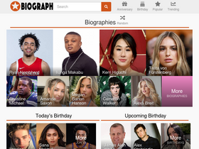'biographymask.com' screenshot