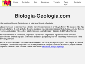 'biologia-geologia.com' screenshot