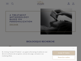 'biologique-recherche.com' screenshot