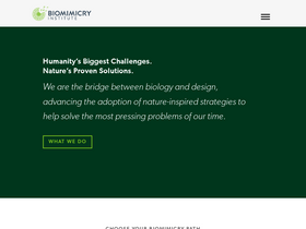 'biomimicry.org' screenshot
