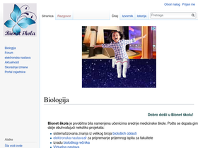 'bionet-skola.com' screenshot