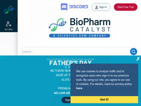 'biopharmcatalyst.com' screenshot