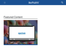 'biopharminternational.com' screenshot
