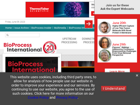 'bioprocessintl.com' screenshot