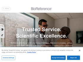 'bioreference.com' screenshot