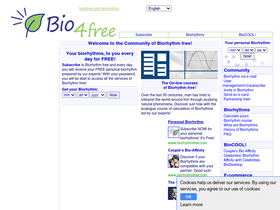 'biorhythmfree.com' screenshot