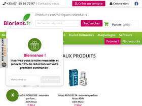 'biorient.fr' screenshot