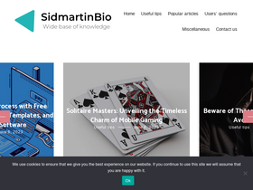 'biosidmartin.com' screenshot