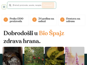 'biospajz.rs' screenshot