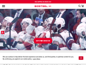 'biosteel.com' screenshot