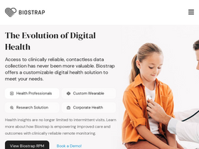 'biostrap.com' screenshot