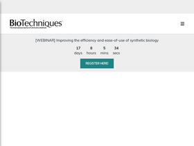 'biotechniques.com' screenshot