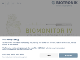 'biotronik.com' screenshot