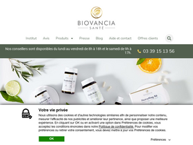 'biovancia.com' screenshot