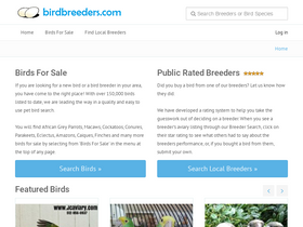 'birdbreeders.com' screenshot