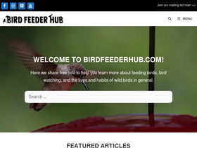 'birdfeederhub.com' screenshot