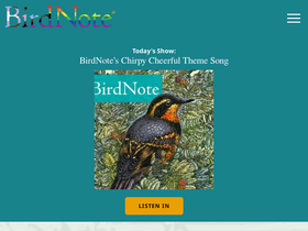 'birdnote.org' screenshot