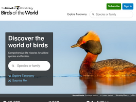 'birdsoftheworld.org' screenshot