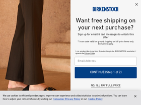 'birkenstock.com' screenshot