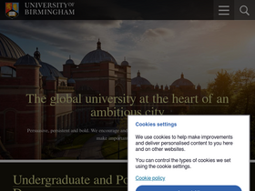 'birmingham.ac.uk' screenshot
