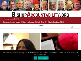 'bishop-accountability.org' screenshot