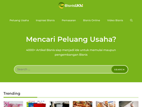 'bisnisukm.com' screenshot