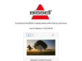 'bissell.com' screenshot