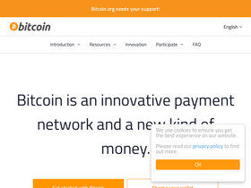'bitcoin.org' screenshot