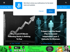 'bitcoinist.com' screenshot