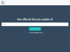 'bitcoinwallet.com' screenshot
