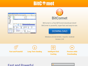 'bitcomet.com' screenshot