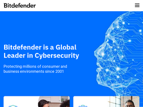 'bitdefender.com' screenshot