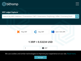 'bithomp.com' screenshot