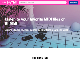 'bitmidi.com' screenshot