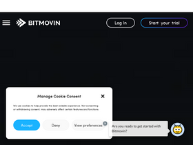 'bitmovin.com' screenshot