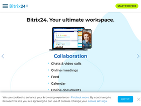 'bitrix24.com' screenshot