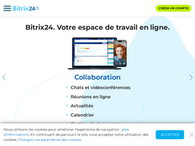 'bitrix24.fr' screenshot