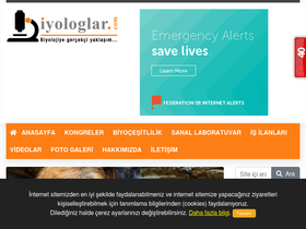'biyologlar.com' screenshot