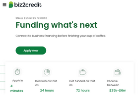 'biz2credit.com' screenshot