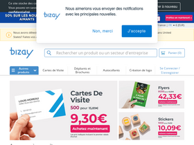 'bizay.fr' screenshot