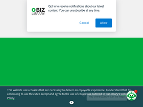 'bizlibrary.com' screenshot